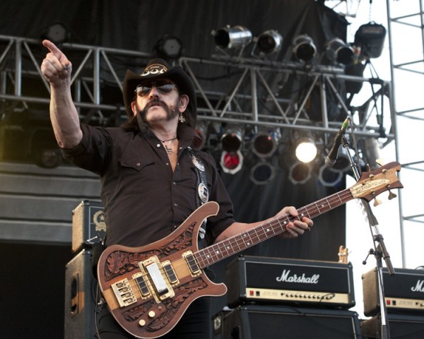 Motorhead's Lemmy at the Hangout Music Festival. By Erika Goldring