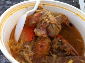 Gumbo from Hank's Seafood on St. Claude Avenue in New Orleans. Photo by Jenny Sklar.