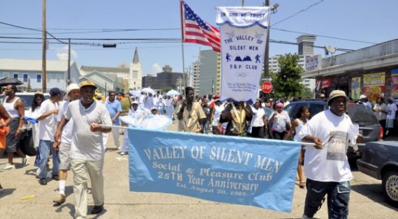 Valley of Silent Men 2010 second line. Photo by Kim Welsh.