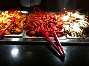 Seafood at East Buffet in Metairie. Photo by Jenny Sklar.