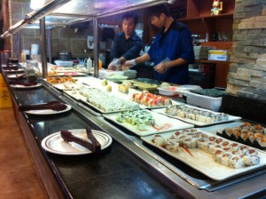 Sushi at East Buffet in Metairie. Photo by Jenny Sklar.