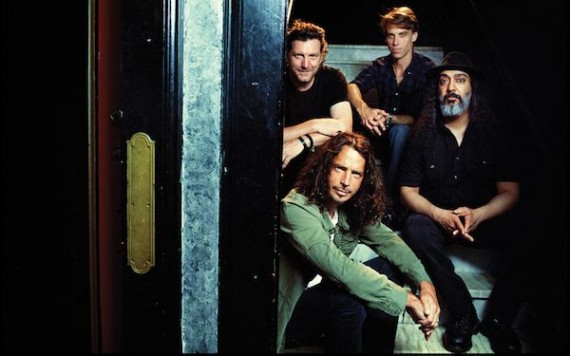 Soundgarden. From left to right: Matt Cameron, Chris Cornell, Ben Shepherd, and Kim Thayil.