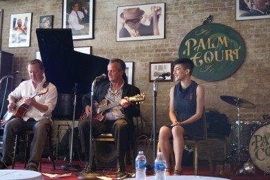 Alex McMurray, Paul Sanchez, Kimberly Kaye, Nine Lives, Palm Court Jazz Cafe, Tennessee Williams Festival, Photo by Laura DeFazio