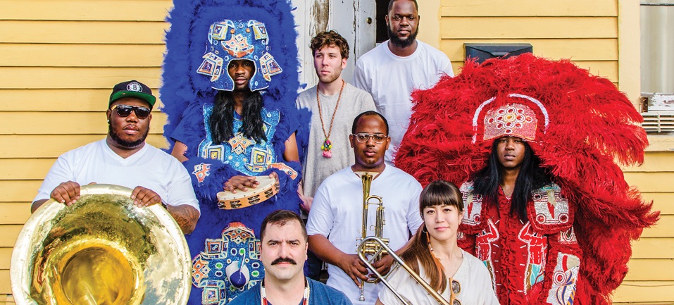 We re Comin for Ya Cha Wa creates a mashup of Mardi Gras Indian