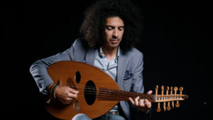 Mahmoud Chouki plays an oud.
