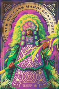 Mardi Gras Indian poster