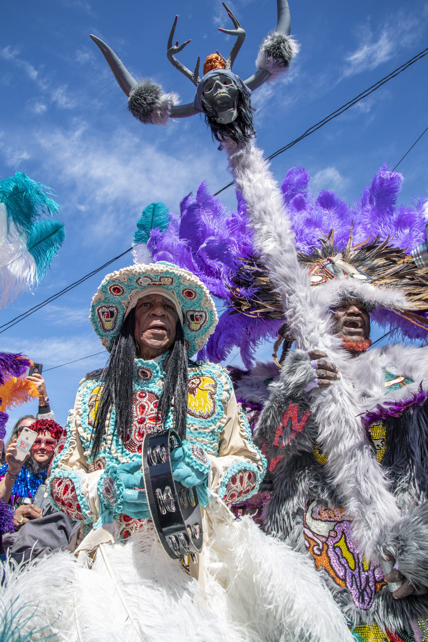 Exhibition of photographs of Big Chief Monk Boudreaux and the