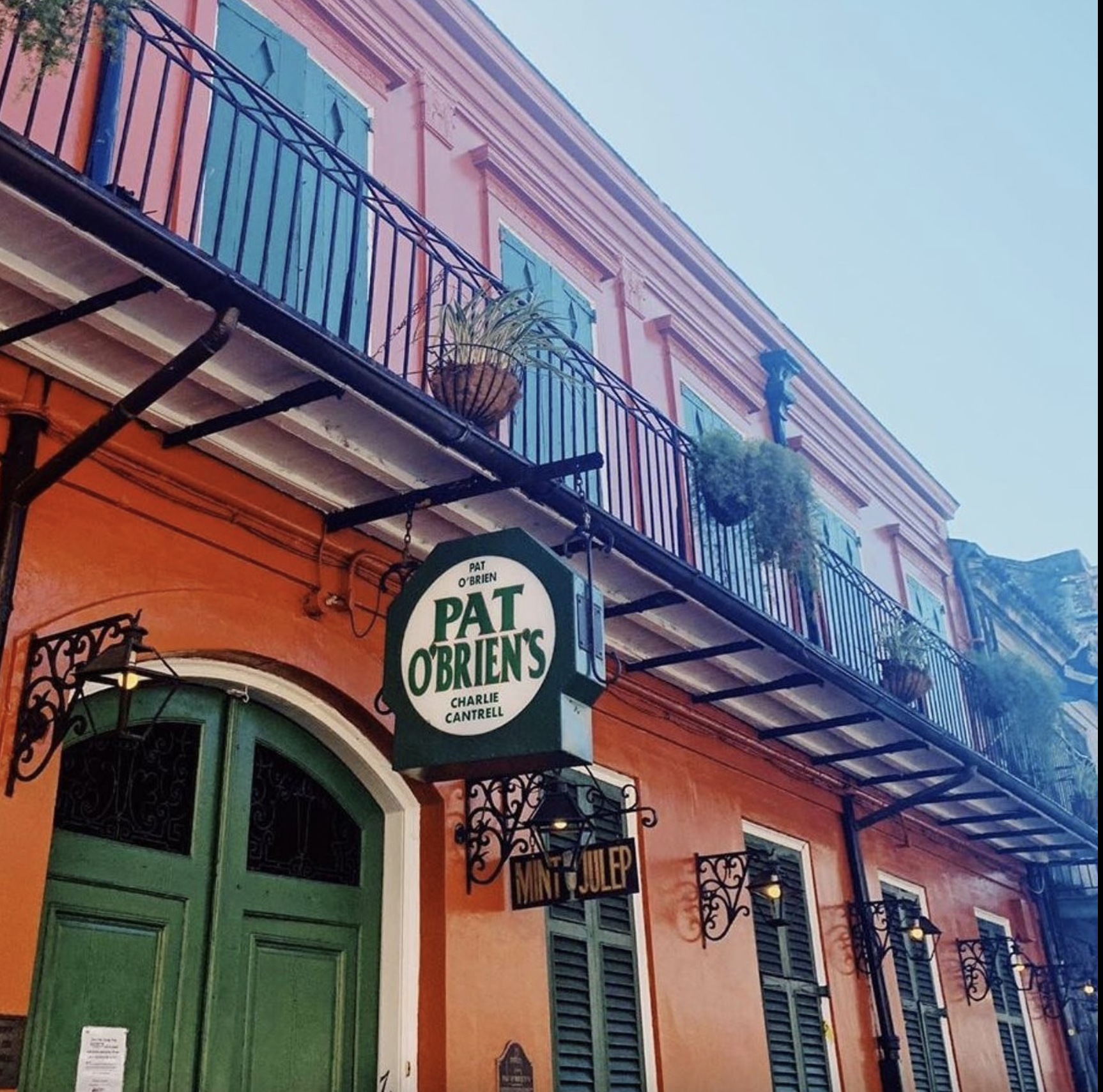 Pat O'Brien's Bar Hurricane Glass